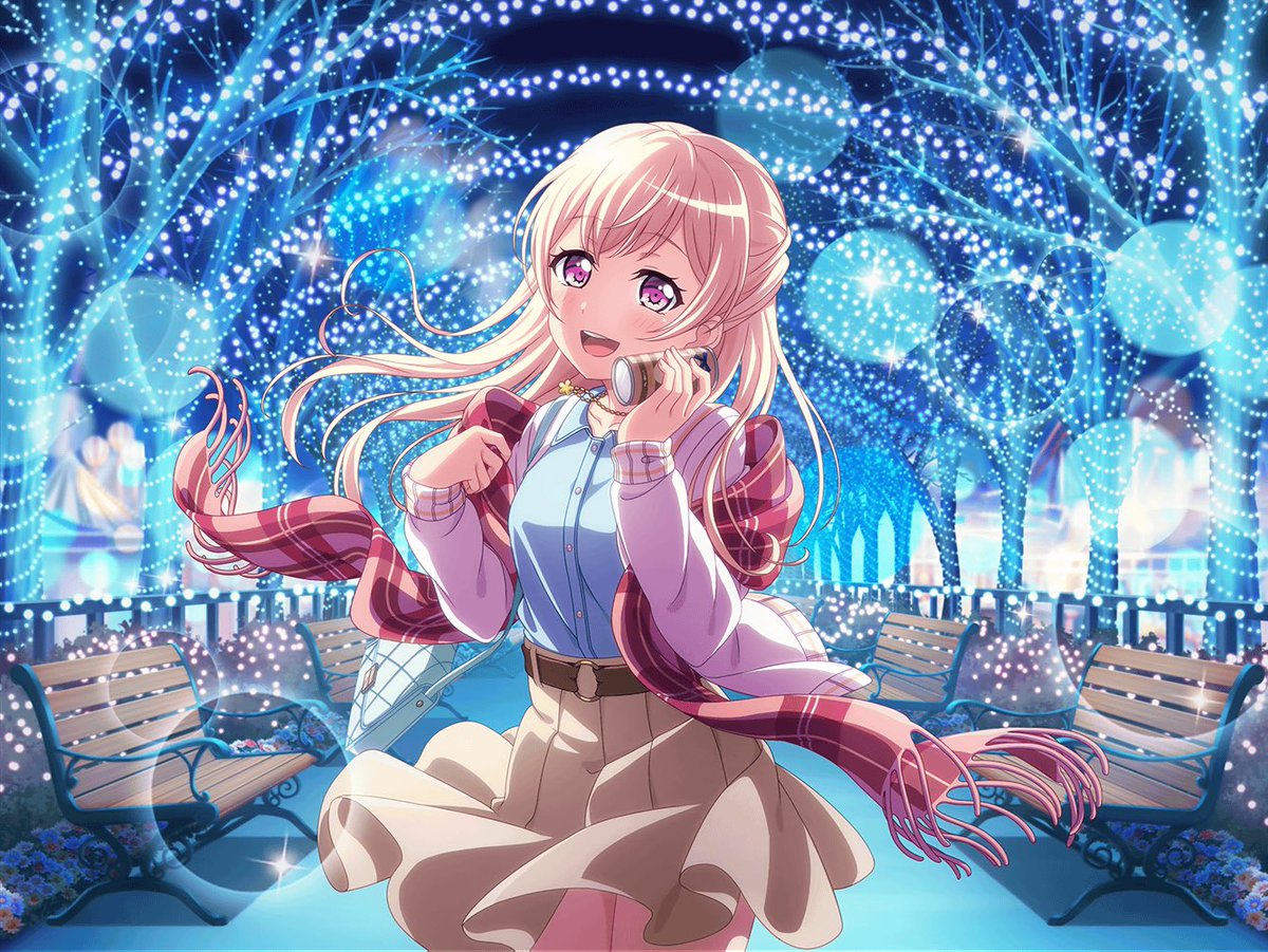 Bandori Cards バンドリカード Brimming With Light 光あふれて Shirasagi Chisato 白鷺千聖 Bandori Cards バンドリカード Brimming With Light 光あふれて Shirasagi Chisato 白鷺千聖
