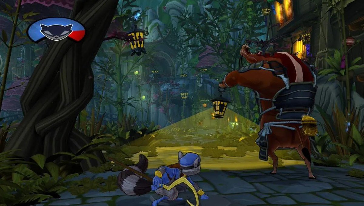 Damsel_Interact's tweet image. The next thing I love about #ThievesInTime is its hub-worlds.

These locations are a gorgeously stylized evolution to the maps of the previous games. They're big, colorful, &amp;amp; feel alive. Everywhere you look there is motion, and tons of hidden nooks &amp;amp; crannies to find.

#SlyCooper