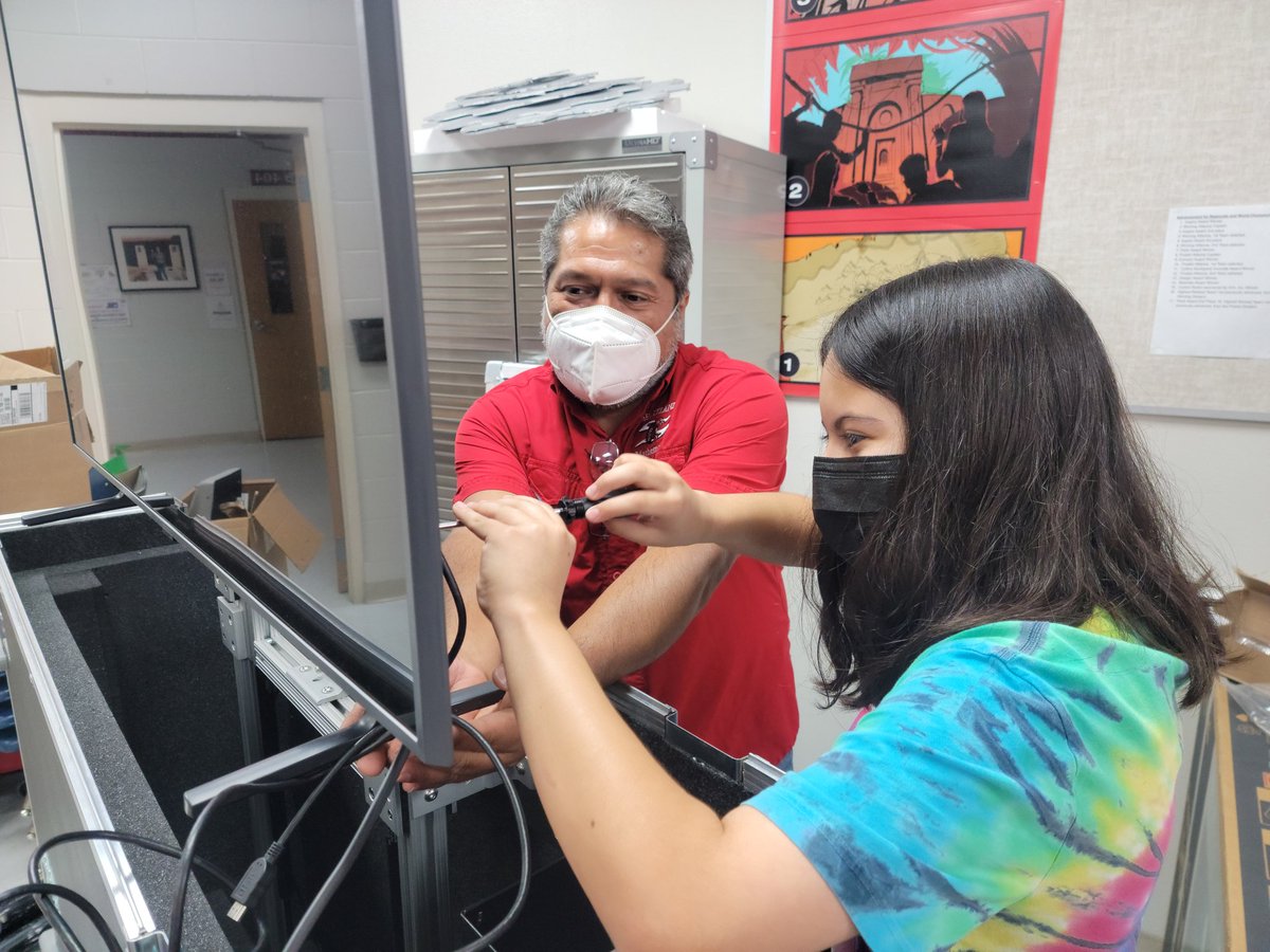 Sharyland Robotics (@sharylandrobots) on Twitter photo Andrea from <a href="/TechSerpents/">Tech Serpents | 13580</a> putting together a big screen TV cart for <a href="/voltage12397/">HighVoltage12397</a> workspace... Andrea from <a href="/TechSerpents/">Tech Serpents | 13580</a> putting together a big screen TV cart for <a href="/voltage12397/">HighVoltage12397</a> workspace...