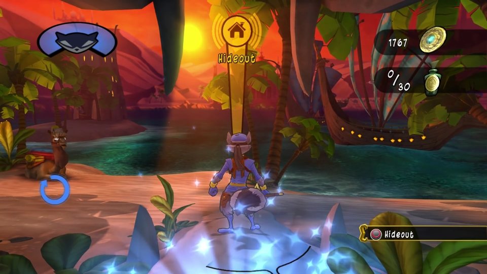 Damsel_Interact's tweet image. The next thing I love about #ThievesInTime is its hub-worlds.

These locations are a gorgeously stylized evolution to the maps of the previous games. They're big, colorful, &amp;amp; feel alive. Everywhere you look there is motion, and tons of hidden nooks &amp;amp; crannies to find.

#SlyCooper