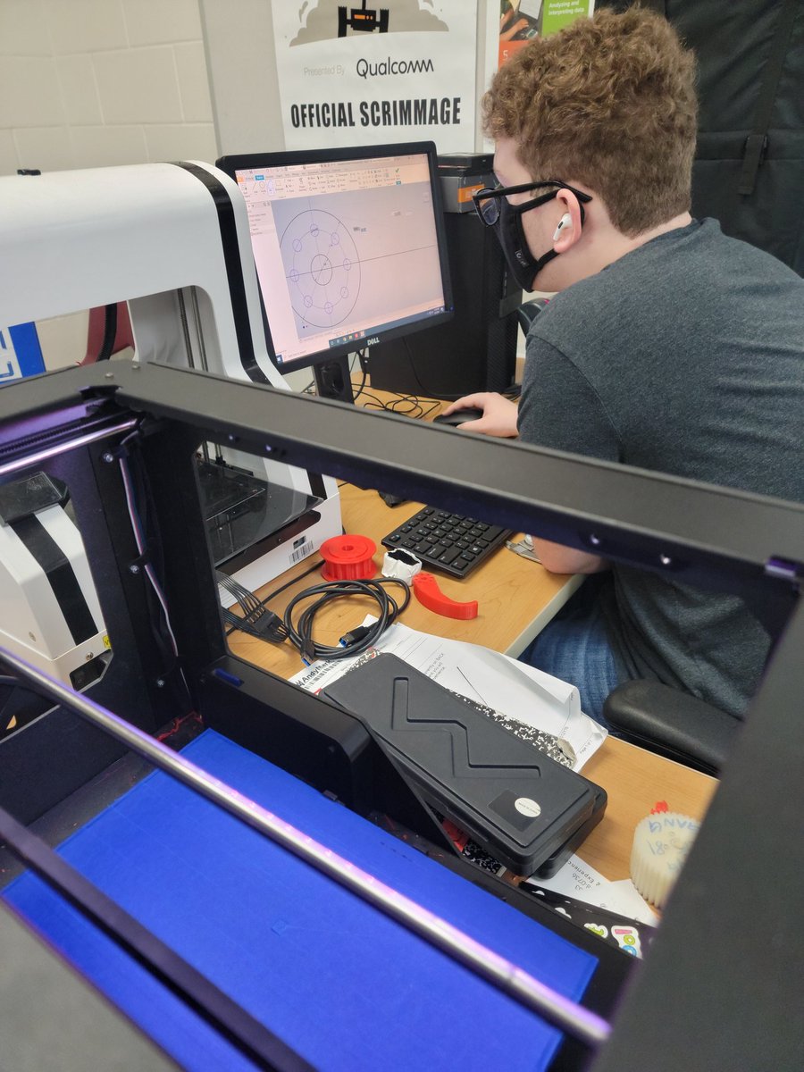 Sharyland Robotics (@sharylandrobots) on Twitter photo Sebastian from <a href="/TechSerpents/">Tech Serpents | 13580</a> tweaking his design for shaft hubs for his intake compliant wheels in Autodesk Inventor... Sebastian from <a href="/TechSerpents/">Tech Serpents | 13580</a> tweaking his design for shaft hubs for his intake compliant wheels in Autodesk Inventor...