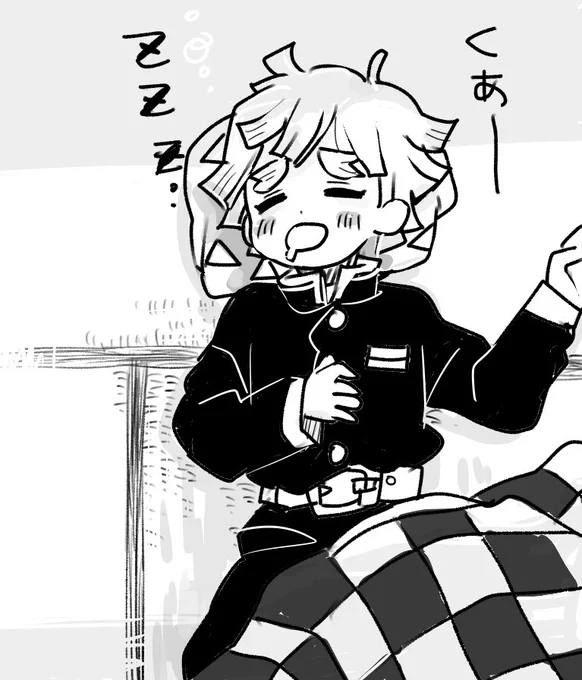 天気良すぎて眠い🥱ちょっぱやラクガキ 