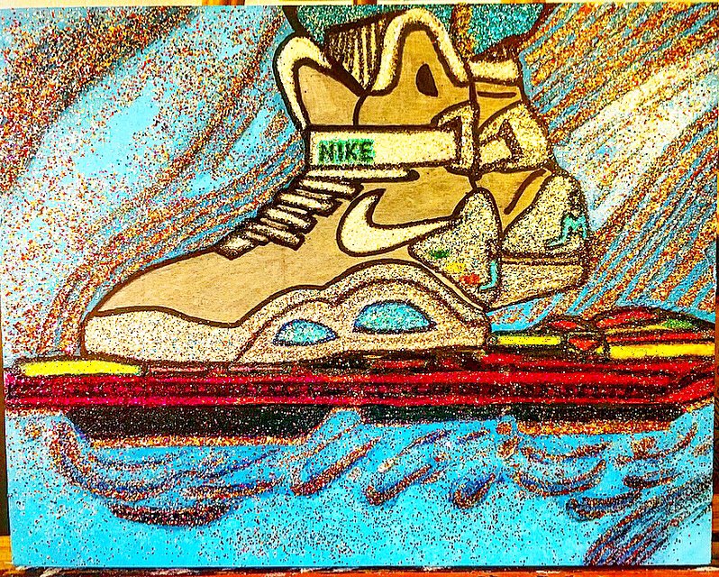 nwartwork's tweet photo. •👟@nike Mag &🛹@mattel Hoverboard•
#BacktotheFuture #BacktotheFuture2 #BTTF #Nike #NikeMag #Hoverboard #Mattel #BacktotheFuturefan #BacktotheFuturefanart #fanart #movieart #80s #80smovies #MartyMcFly #Cafe80s #artist #painting #illustrator #illustration #nataliewatsonartwork https://t.co/amis42qSFP