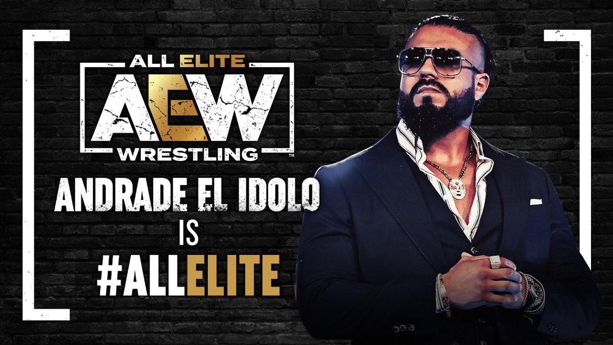 Welcome to the team @AndradeElIdolo is #AllElite Tune into #AEWDynamite now on @tntdrama