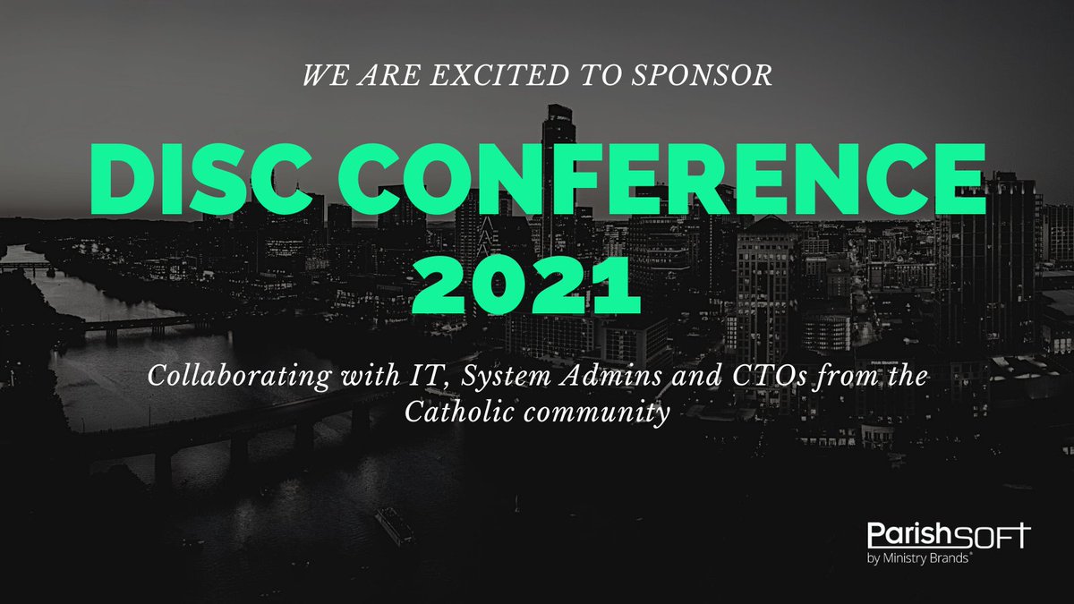 ParishSOFT's tweet photo. We are excited to meet with #IT, System Admins and CTOs in the #Catholic community next week at @CatholicDISC annual conference!
https://t.co/FomITuoMQv

#CatholicTwitter #Diocesanas https://t.co/ypO6I6vtFJ