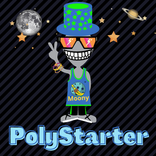 CrazyCrypto411's tweet photo. @polystarter Throwing up the poly deuces on blast  off to the moon! https://t.co/AYE9lSDJTK