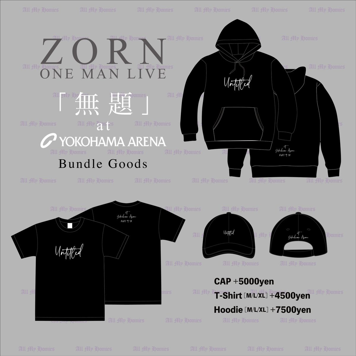 ZORN パーカー 横浜アリーナ グッズ 限定 XL WHITE 【新品未使用