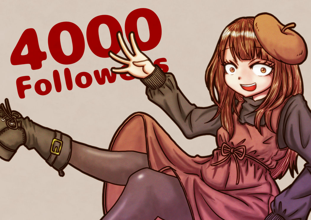 4000フォロワー 記念イラスト これも皆様のおかげです 応援ありがとうご 小鳥遊すずめ 絵 漫画 デザインのpetit Parade のイラスト 4000フォロワー 記念イラスト これも皆様のおかげです 応援ありがとうご 小鳥遊すずめ 絵 漫画 デザインのpetit Parade のイラスト