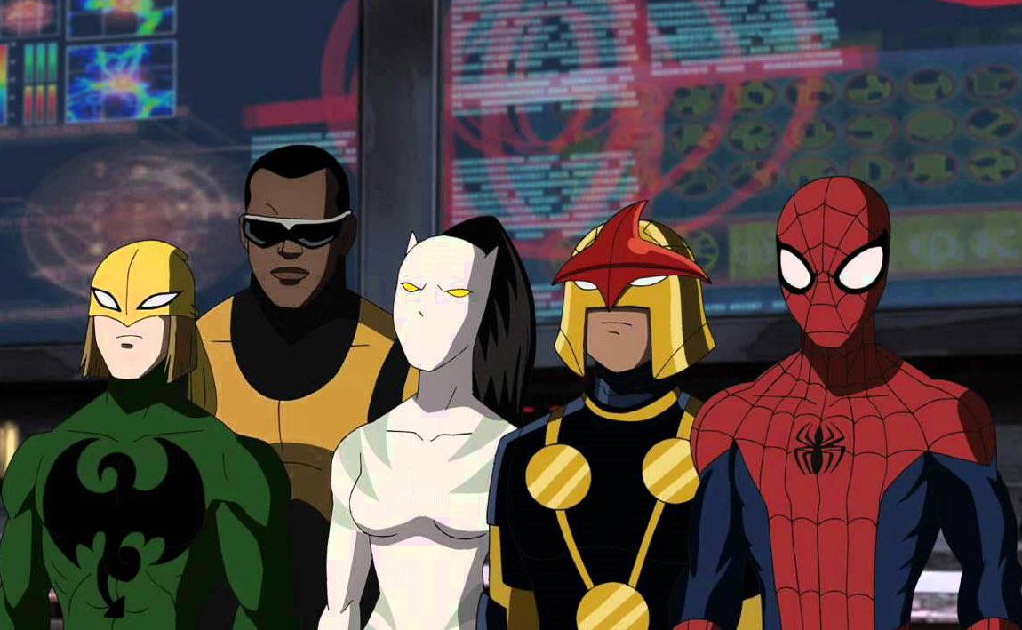 RT @Croc_Block: Looking back, this was such a weird yet kinda inspired lineup of heroes for a Spider-Man show. https://t.co/wOOowDCS6Y