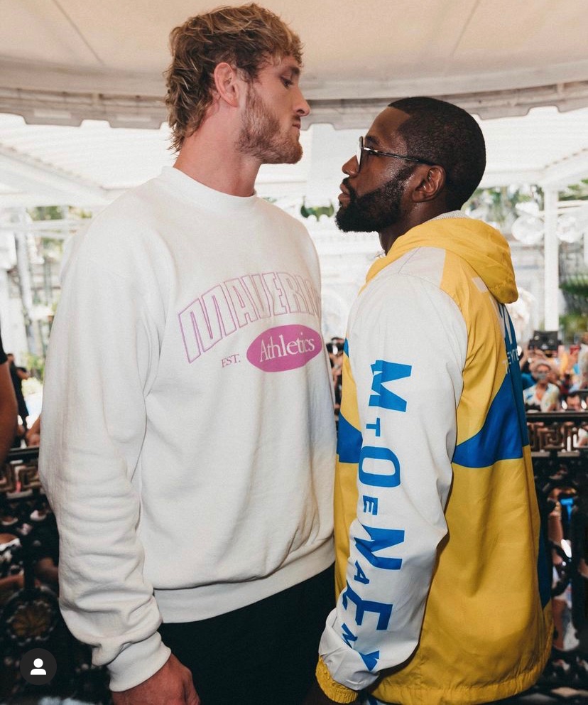 VenusSkywalker's tweet photo. @LoganPaul Floyd has never fought a man of Logan’s size. In fact, I’m pretty sure Floyd won’t even be able to reach the mans face. 

I can’t wait to watch this man achieve his dream! https://t.co/x2SDEkOiFQ