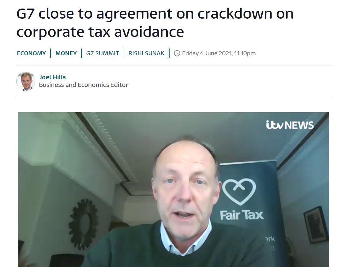 FairTaxMark's tweet photo. Why we need the UK to step up and back a substantial global minimum tax at the G7 gathering

Could today be the day?!

With us quoting excellent recent reseach from the @IPPR 

https://t.co/X6RwHkUvvr https://t.co/LnQdYehZHy