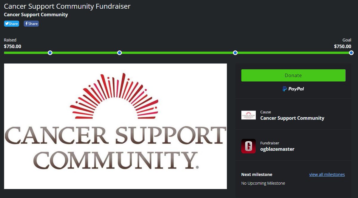 OGblazemaster's tweet photo. WE DID IT!

THANK YOU to @ChosenOneTrades for pushing us to the end and helping us hit our $750 goal for this fundraiser!!!
The Nite Nite Club and Bull Runners community have raised OVER $1,100 for the @CancerSupportHQ and I cannot put into words how much I love you all. https://t.co/LRNOl68tV3