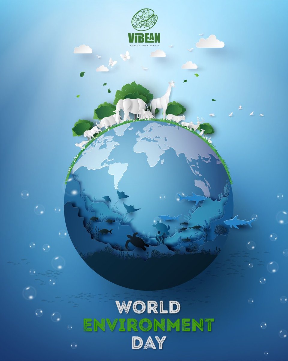 VibeanCoffee's tweet photo. Everything comes from the environment around us. However, environment is being destroyed by pollution, deforestation and decreased aquatic life, climate change and many such stories. We HAVE to change our actions.

#VibeanCoffee #KeepVibean  #GreenerEarth #WorldEnvironmentDay2021 https://t.co/rwWK7vkgaJ