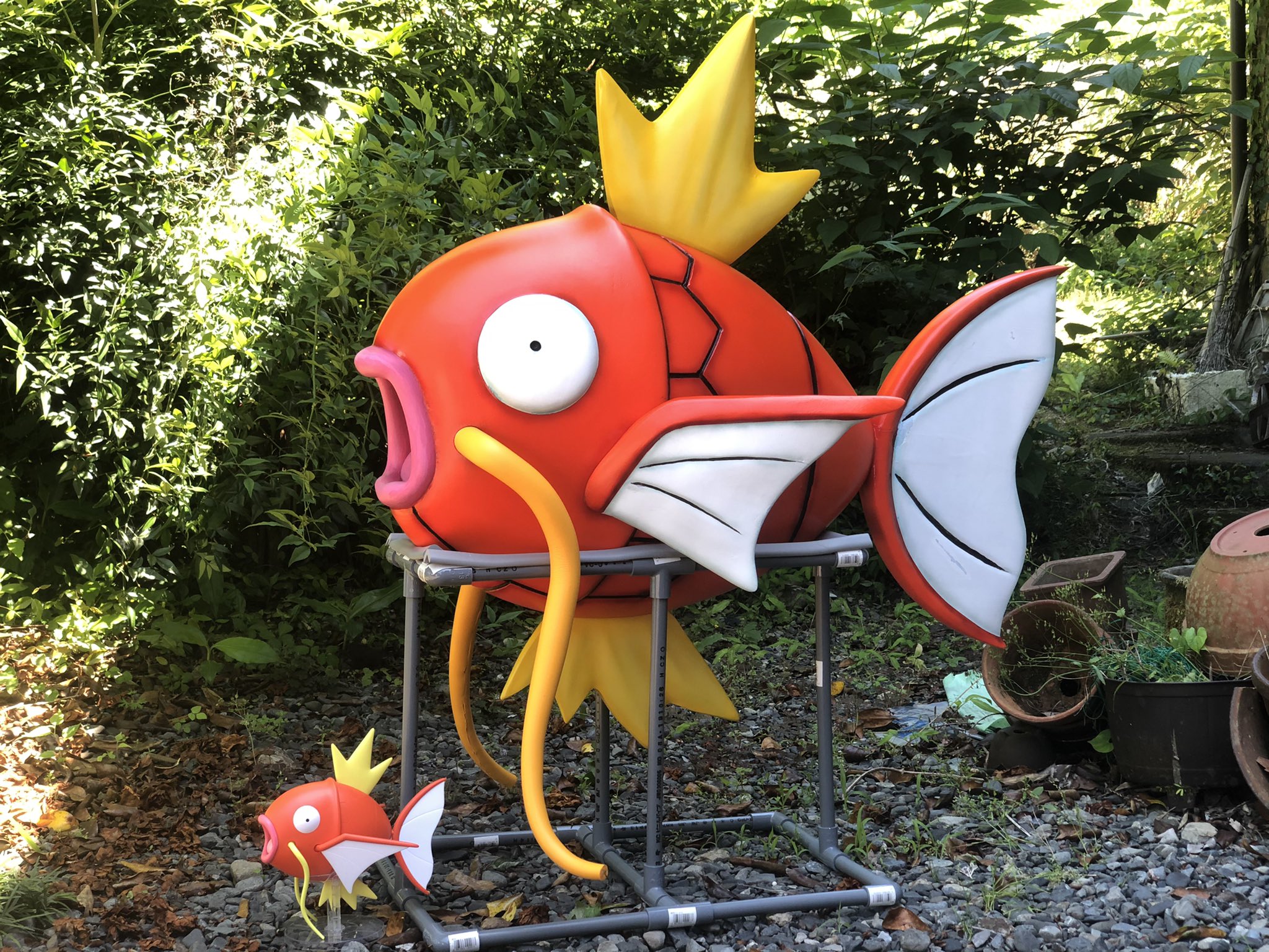Kagerou Works H 実寸大コイキングできました 全長90cmです デカイ ポケモン コイキング T Co Coph3ucspo Twitter