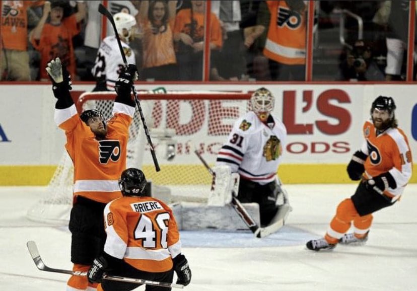 Speaking of which, 11 years ago today, the Flyers won game 4 (when a Helsinki neighbor of mine got the record for points by a Flyers rookie in the playoffs). https://t.co/xiXzcxABvv https://t.co/hruUEVpbi1