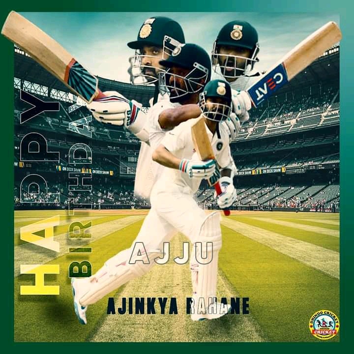 Happy birthday Ajinkya Rahane    5th Indian Batsman to score centuries in each innings of a Test 