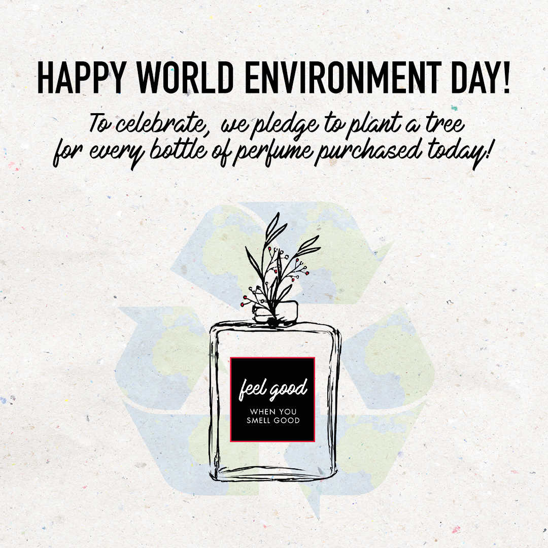 Happy World Environment Day 🌍! TODAY we pledge to plant a tree 🌲 for every bottle sold online or in store 🤩… so why not get ahead for father’s day or simply treat yourself today so that you can #FeelGoodWhenYouSmellGood 🤗! #WeCare❤️