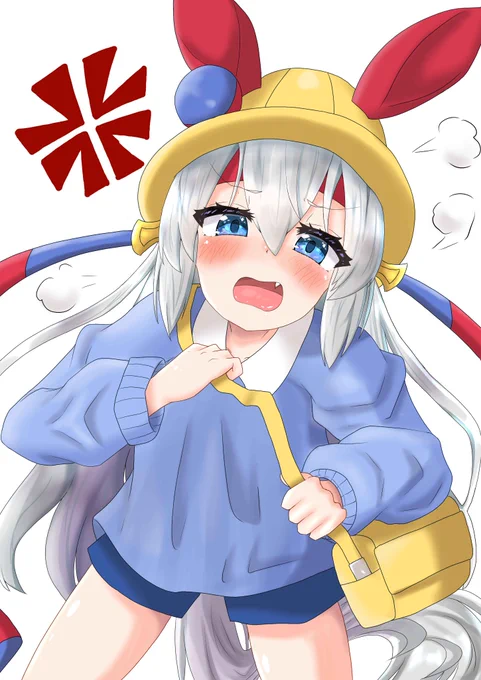 なにジロジロ見とんねん!!見せもんちゃうねんぞ!!!!!

#ウマ娘 