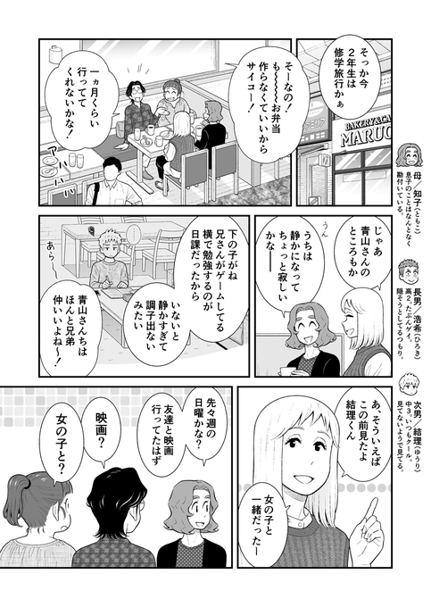 うちの息子はたぶんゲイ (53)

友達ではいられない?

#うちの息子はたぶんゲイ
#お母さんは息子がかわいい 