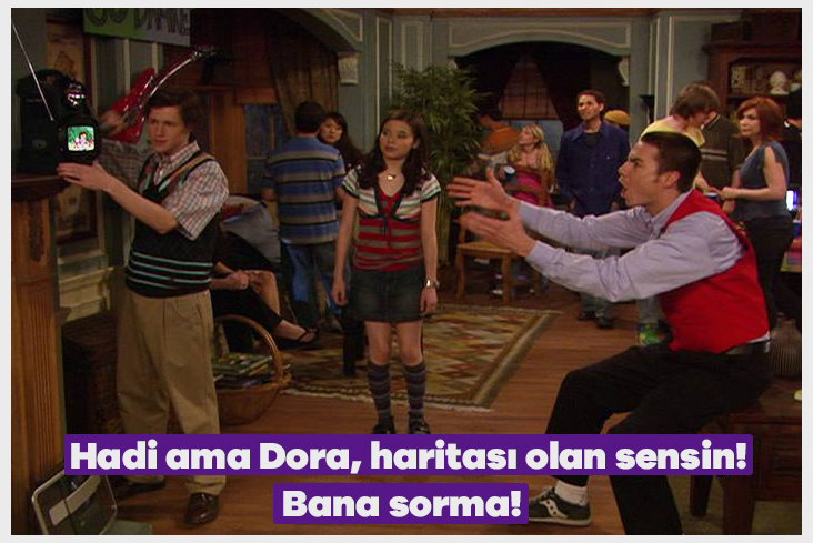 NickelodeonTUR's tweet photo. Deli Steve'in Dora'ya sinirlenmesi.πΊππ #DrakeAndJosh #CrazySteve #DoraTheExplorer #Cumartesi https://t.co/Y03vhdGMnL