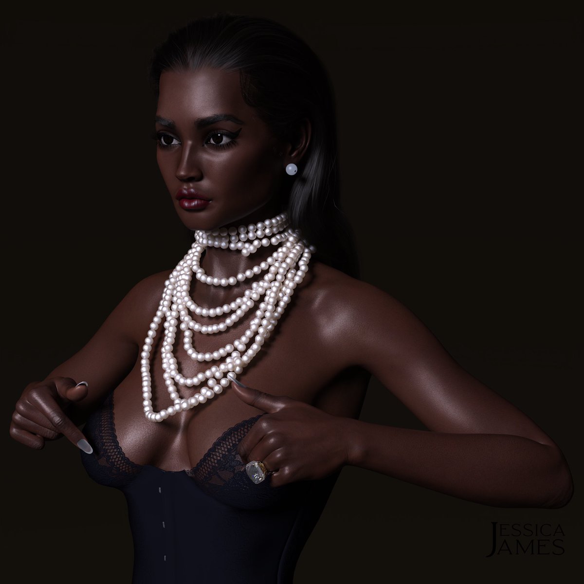 jjessicajjames's tweet photo. To 8k followers on IG!!🎉🎉
An editorial with AKUCHI featuring custom made pearl jewelry.
#digitaleditorial #digitalinfluencer #jessicajames #3dartist https://t.co/AzB6NSVJuM