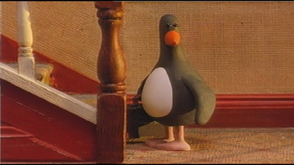 Feathers McGraw, the penguin from Wallace and Gromit