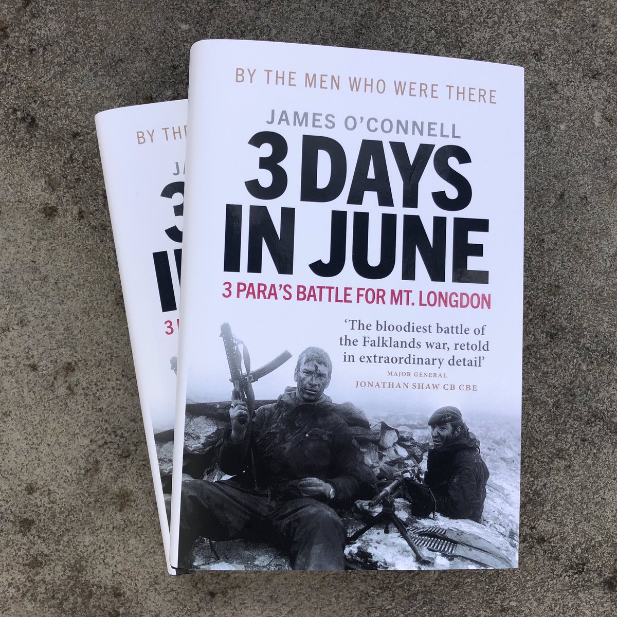 JakeLingwood's tweet photo. Huge congratulations to @Jimmyocx3 whose incredible THREE DAYS IN JUNE is published this week by Monoray.  Possibly the most detailed depiction of a battle you will ever read - told by the men themselves.  An awe inspiring book.  Thank you, Jimmy. #monoray @Octopus_Books https://t.co/Db6DoHscag