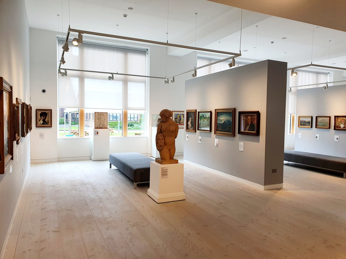 Fancy a quick study break? The Art gallery is open as a quiet space full of sculpture, drawings, prints, cartoons and paintings. Find the entrance on the ground floor by the book collection desk till 5pm tonight.