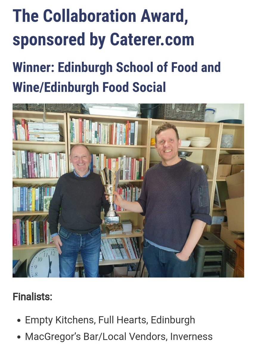 edinfoodsocial's tweet photo. We are so grateful for this triplet of wins and couldn't be proud! We'll write something proper soon!
#CisExcellenceAwards2020 #SocialEnterprise #InFoodWeTrust #GoodNews https://t.co/aG7tRfOIXt