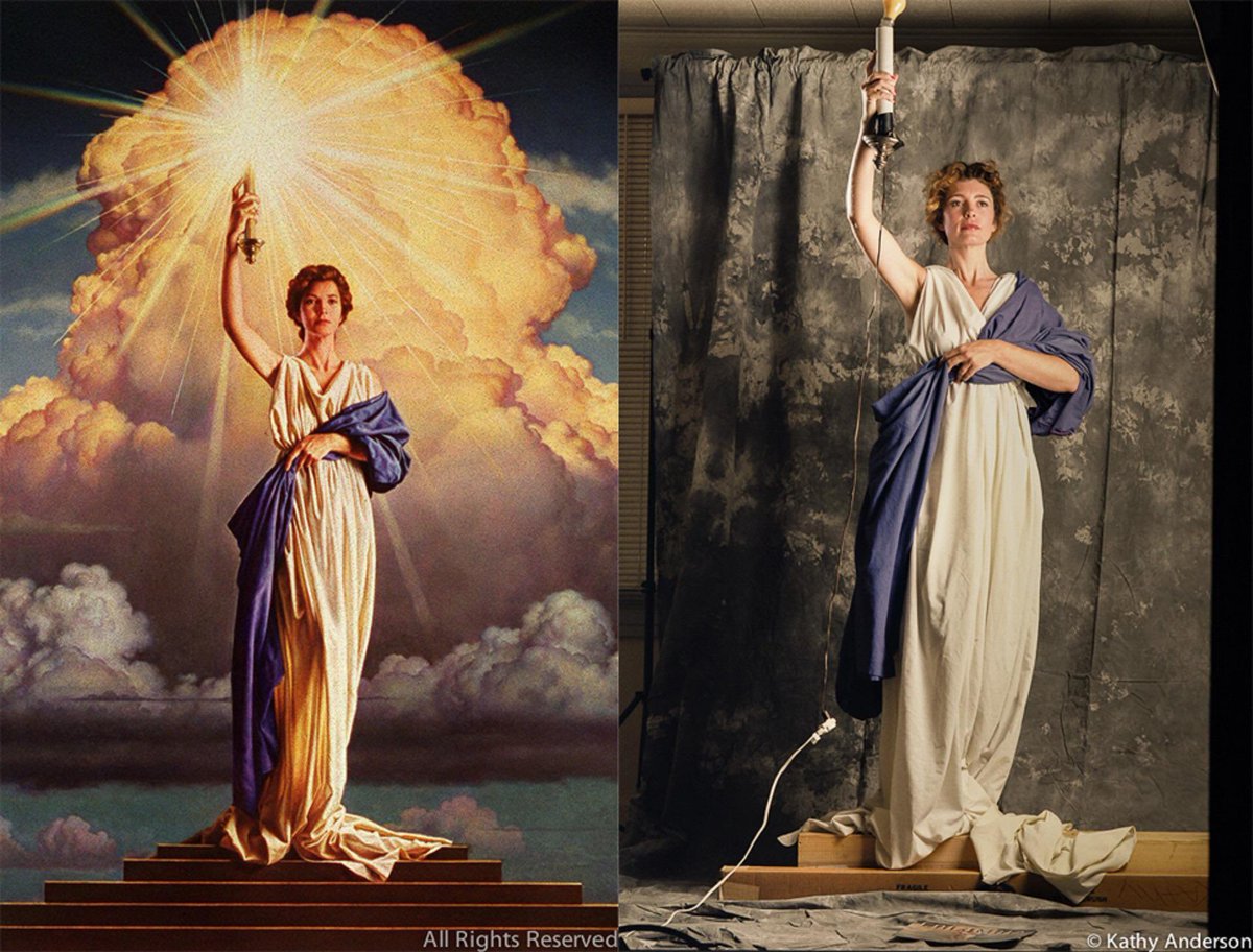 RT @realtimehistry: 28-year-old Jenny Joseph posing for Columbia Pictures Logo, 1992 https://t.co/GaQnmIn88K