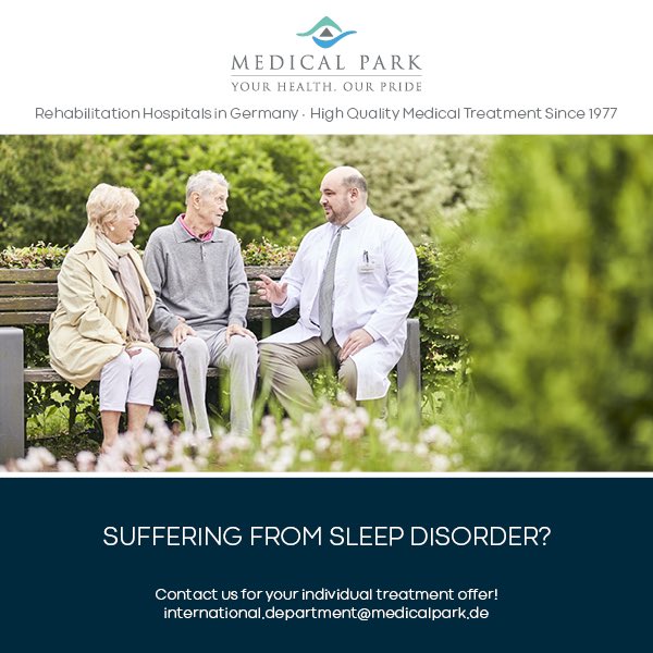 Good sleep is necessary for optimal health and can affect hormone levels, mood and weight. Medical Park developed a unique rehabilitation program for patients suffering from sleep disorders. For more information contact us international.department@medicalpark.de