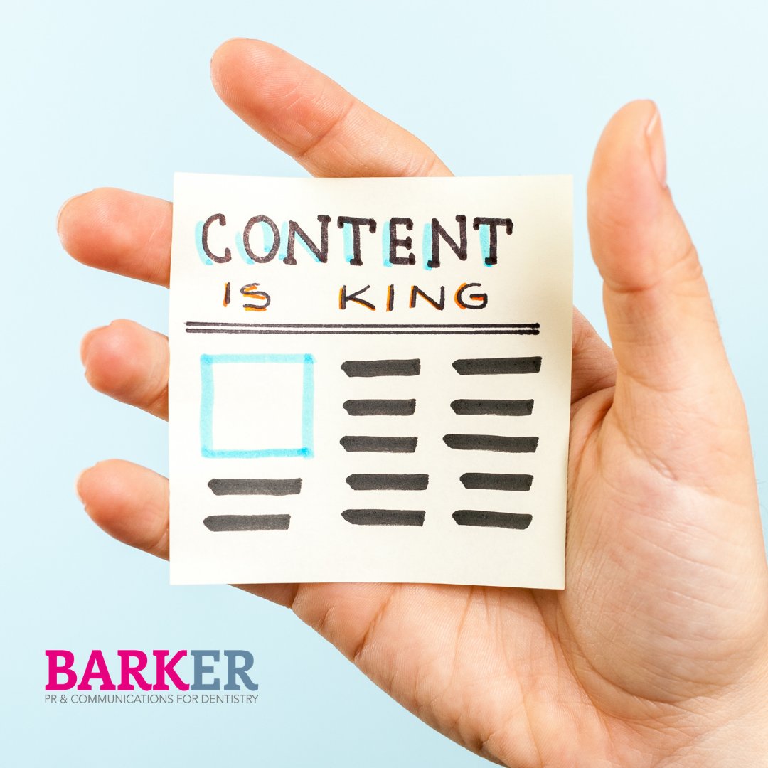To get the most out of your marketing and PR by encouraging meaningful interactions.

Ensure the content you are releasing to the world has purpose. Quality over quantity - every time.

#DentalPR #PRAgency #Dentistry #DentalMarketing #PublicRelations #BarkerPR #Marketing
