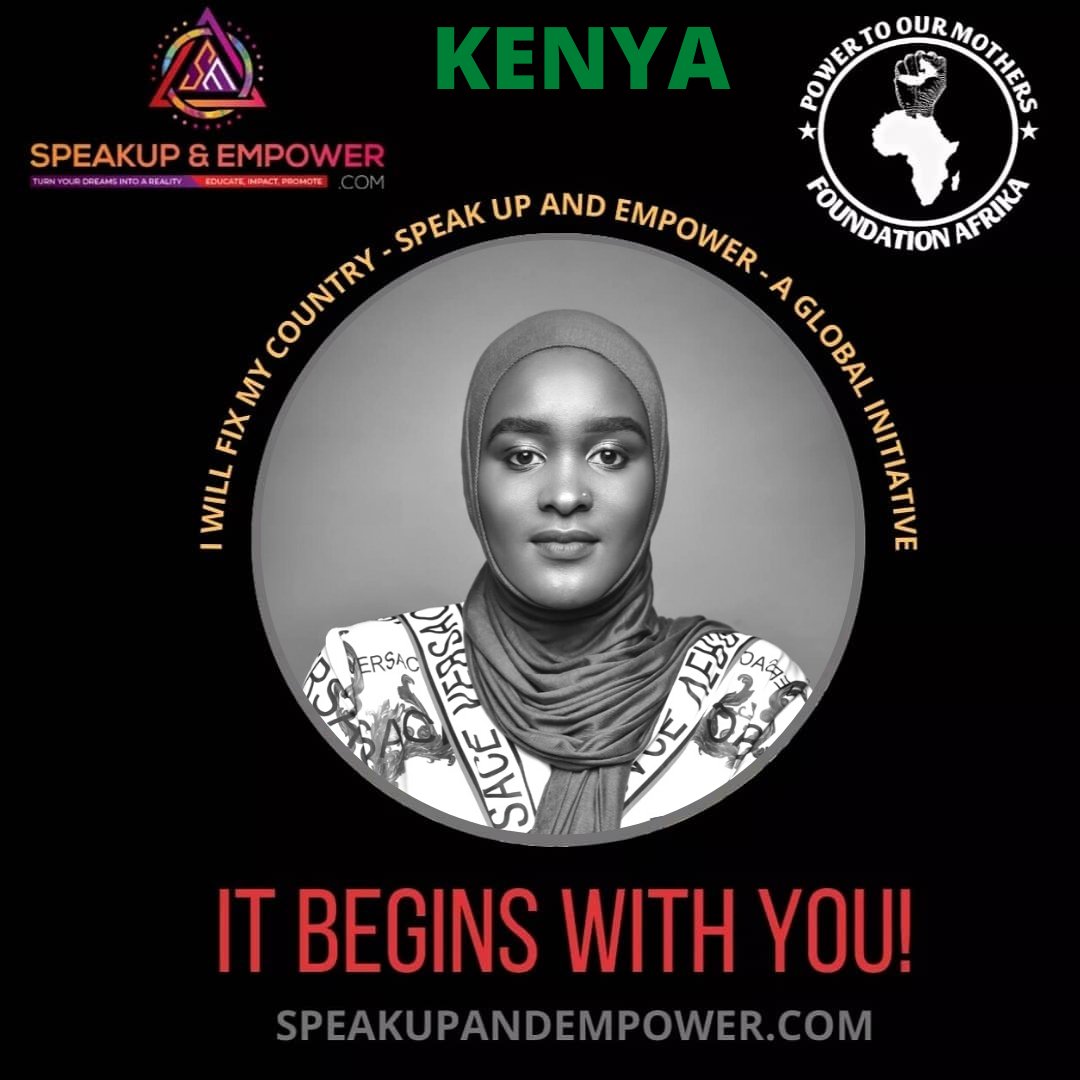 'I am a global citizen and #Iwillfixmycountry by championing women and girls' rights.' 

Rehema Yahaya, Kenya, Sexual and Reproductive Health and Rights Advocate. 

#powertoourmothers #fixthecountry #afrika #africa #kenya #womensrights #girlsrights #SRHRAdvocate #matriarchy