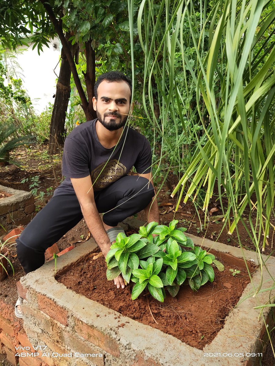 PranitBhoir10's tweet photo. 'Do Plantation to be free of Pollution'
Happy World Environment Day🌎
#WorldEnvironmentDay2021 #GreenTwitter #ForNature #विश्व_पर्यावरण_दिवस_2021 https://t.co/SqGXQFUnyf