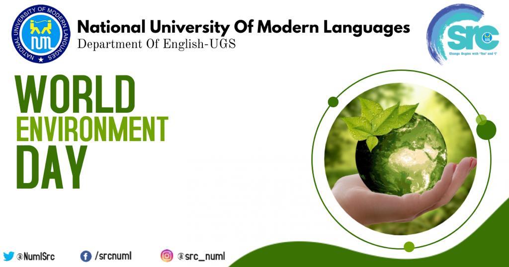 NumlSrc's tweet photo. World Environment Day is celebrated every year on 5th June as a reminder for humanity to care about our mutual home i.e. Earth. 
It is time that we return the environment a little of what we have been depleting. 
#srcnuml #numl
@PRO_NUML @OfNuml https://t.co/3aPLuP4plP