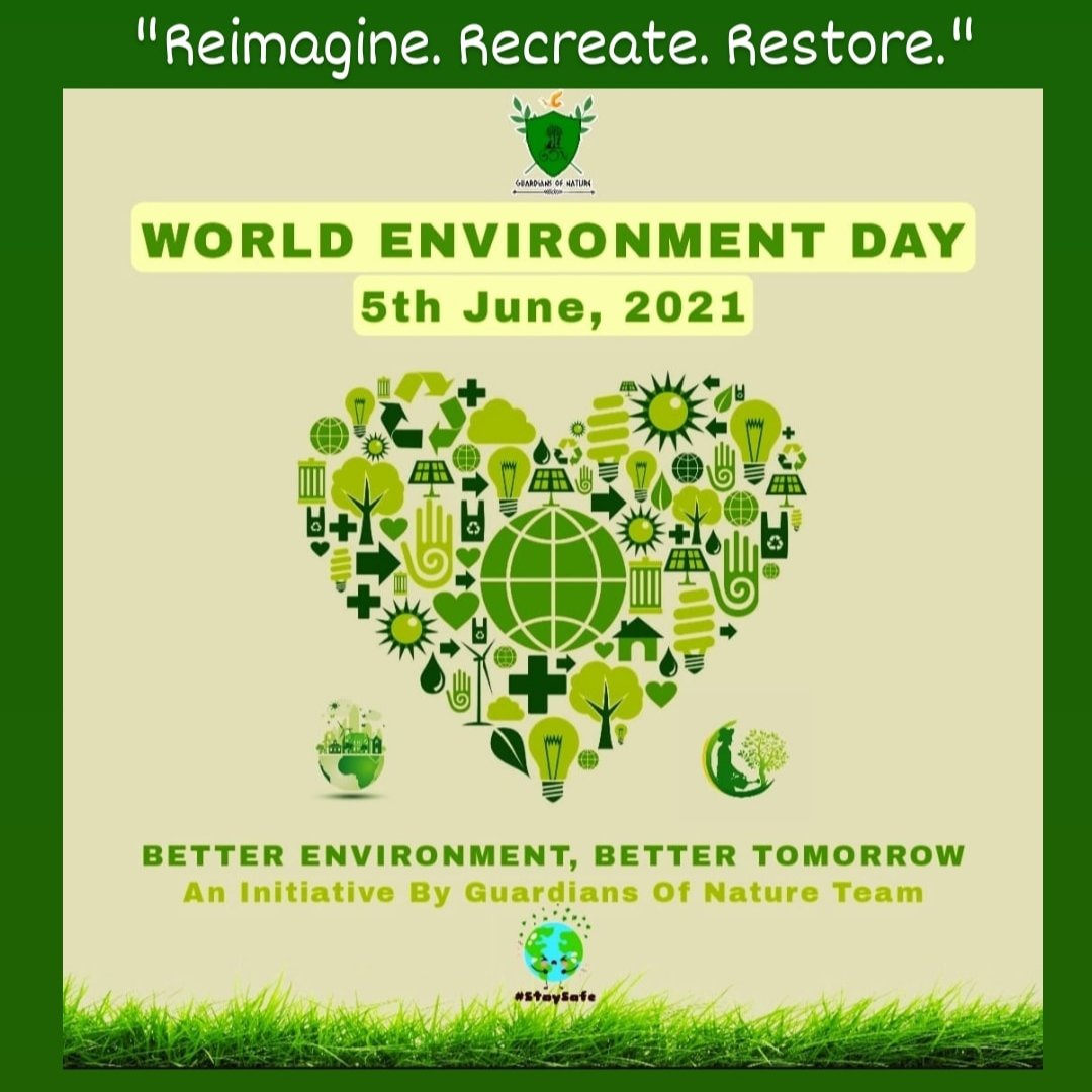 GuardiansNature's tweet photo. Let's #celebrate the occasion of #World #Environment Day by working #together to save our #planet from every harmful things.
Better Environment, Better Tomorrow. 
#WorldEnvironmentDay 
#Forestrytales

@UNBiodiversity @IUCN @RakshakEco @CollegeOuat  @moefcc @ForestDeptt @BKArukha https://t.co/ZTLnuI57xk