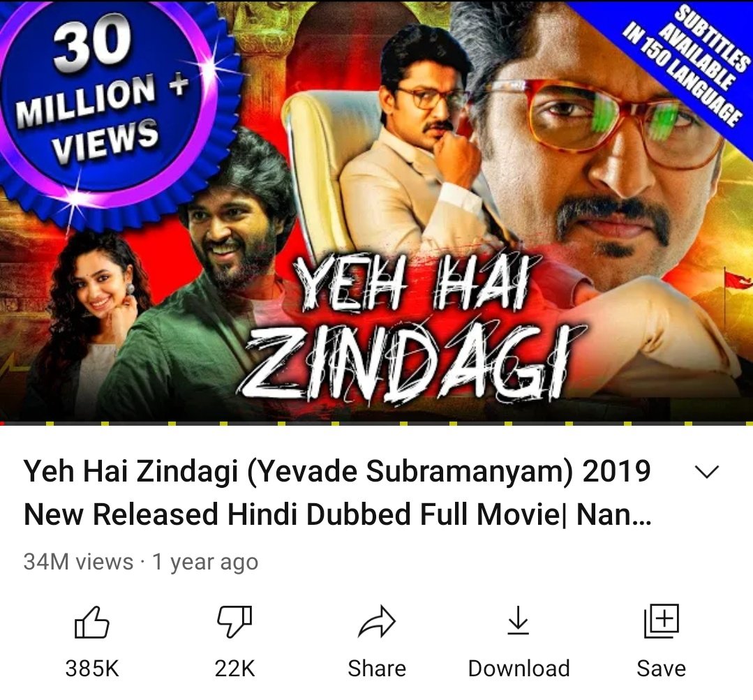 VDFCNorthOffl's tweet photo. 2/2
#PyarKaKhel - 45M Views, 617K Likes
#YehHaiZindagi - 34MViews & 385K Likes.
#VijayDeverakonda #LIGER @VDFC_North @urstanay @box_oficeIndian @TheDeverakonda @VijayRowdiesKL @VjayDeverakonda @VDFCKERALA @UrsVamsiShekar https://t.co/VJo6UYoBOE