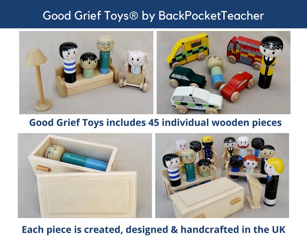 @thisis_clare Thank you for following me. I tweet about #ChildBereavement & #grief, especially #bereavement & #SEND. I’m a consultant, author & trainer in this field
I’ve just released Good Grief Toys
rb.gy/sl2wy5