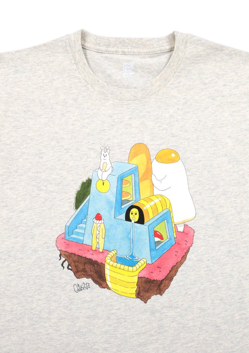 「Tシャツの季節!https://t.co/rt89wWDN2c

#スキウサギ 」|キューライスのイラスト