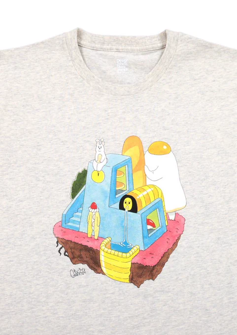 Tシャツの季節!https://t.co/rt89wWDN2c

#スキウサギ #ネコノヒー #よるのえ 