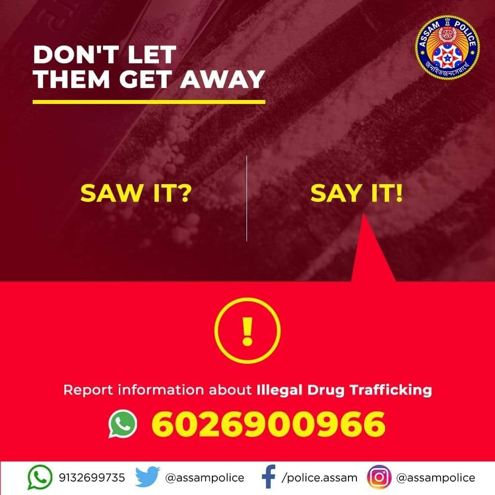 Let the war continues, we all must help. Kudos to Hon'ble CM and Assam Police for this much needed relentless campaign against drugs. Nobody should be spared. @himantabiswa @DGPAssamPolice @narendramodi @AmitShah @DrJitendraSingh 
#WarOnDrugs #AssamSaysNotoDrugs
#DrugsFreeAssam