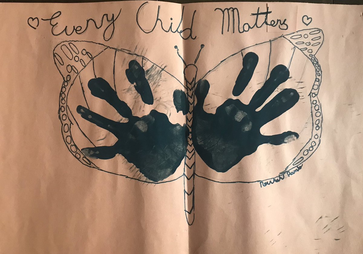 Thank you to Mrs C at Charles Dickens Annex and the BC curriculum for exposing my child in Grade 3 about our colonial history. #EveryChildMatters