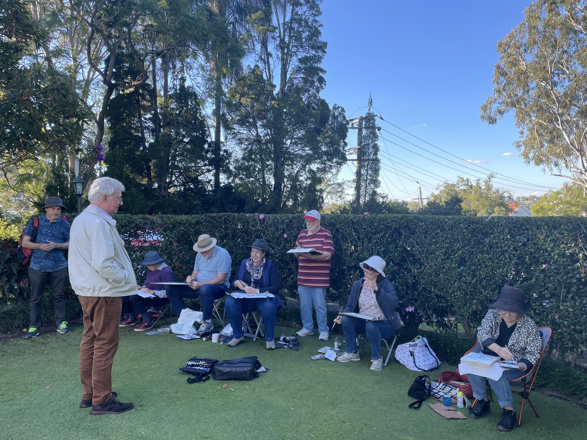 QldGovernor's tweet photo. The Governor today welcomed some of the thousands of #Qlders who visited for today’s #Qld Day Open Day #Fernberg https://t.co/wYZvYtMQUD