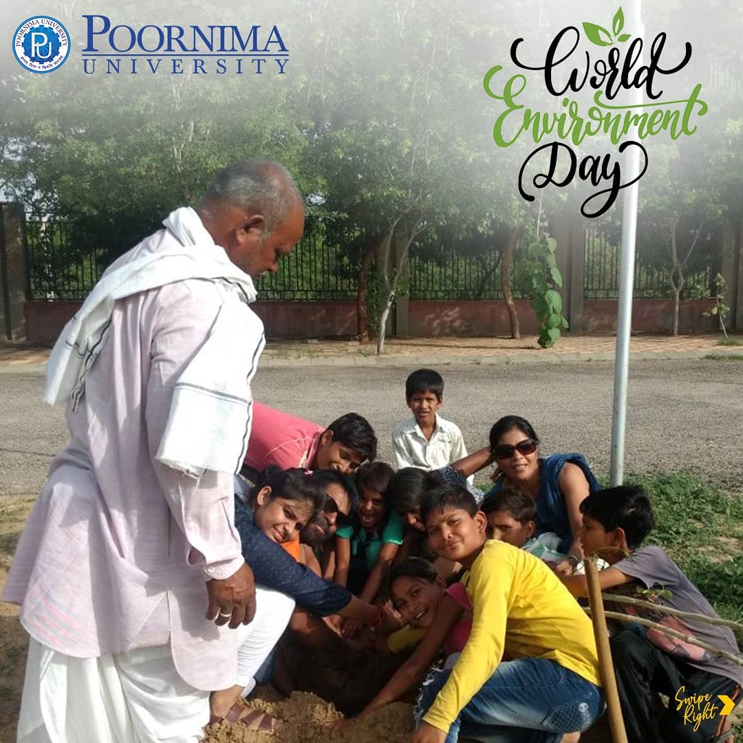 Poornima_Univ's tweet photo. #Planting trees, #cleaning the rivers & #coasts, changing our diet, just a little #inititive can do #wonders to the world.
Let's take a step forward and lets bring a change to this world, Together.
#Happy #WorldEnvironmentDay!
#poornimauniversity #poornimauniversityjaipur https://t.co/jdDWAdxIP8