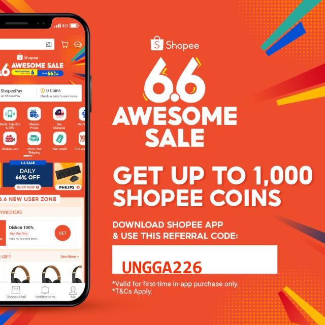 adhamdarsuki's tweet photo. Use my referral code UNGGA226 to get 25% cashback off your first purchase! Download Shopee now to enjoy free shipping and lowest price guaranteed deals! https://t.co/X27bsbaRD7 https://t.co/DpEdumEtDY