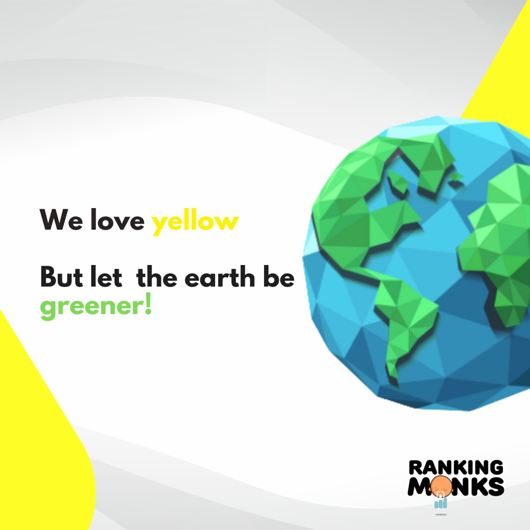rankingmonks's tweet photo. Add a splash of green into your life🍃  Happy #WorldEnvironmentDay https://t.co/PdbJnUYIco