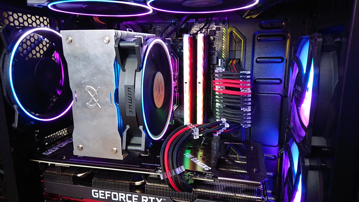 RinMinaduki's tweet photo. RGBがARGBになって、よりパチンコ台に近づきましたwww
#InWin #siriusloop #ARGB #自作PC https://t.co/Uhu6xIZt09