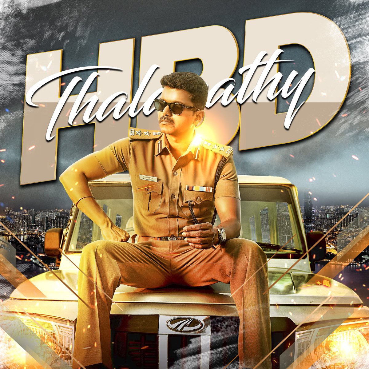 Skyriswan's tweet image. #HBDThalapathy  
Spl design for Thalapathyvijay 

Design @Skyriswan

#dailyorudesign #skydesign 

Keep support and keep love
