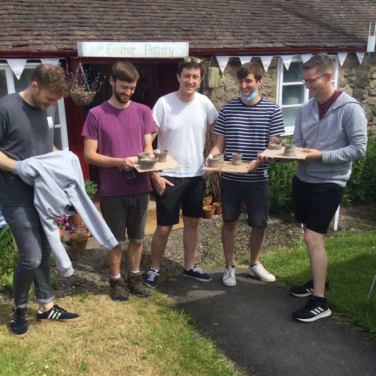 eastnorpottery's tweet photo. Loved working with this lot first thing yesterday - perfect start to a perfect day! π€©#friendsforlife #unimates #gettogether #weekendvibes #potteryclass https://t.co/TondOQmAdB