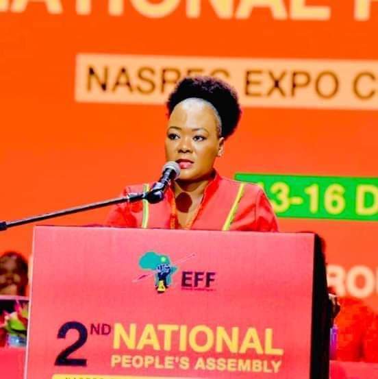 NqobileMhlongo's tweet photo. Happy revolutionary birthday Treasurer General of the EFF @OmphileMaotwe. May you live a long life healthy life and continue to serve the people of South Africa and Africans with love, loyalty, dedication and integrity. Your an inspiration and a great role model to look up to. https://t.co/DaQ2CEp7Il